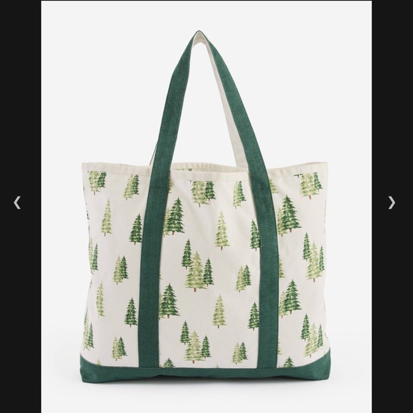 Merry Makers Handbags - Evergreen Trees Canvas Tote Bag